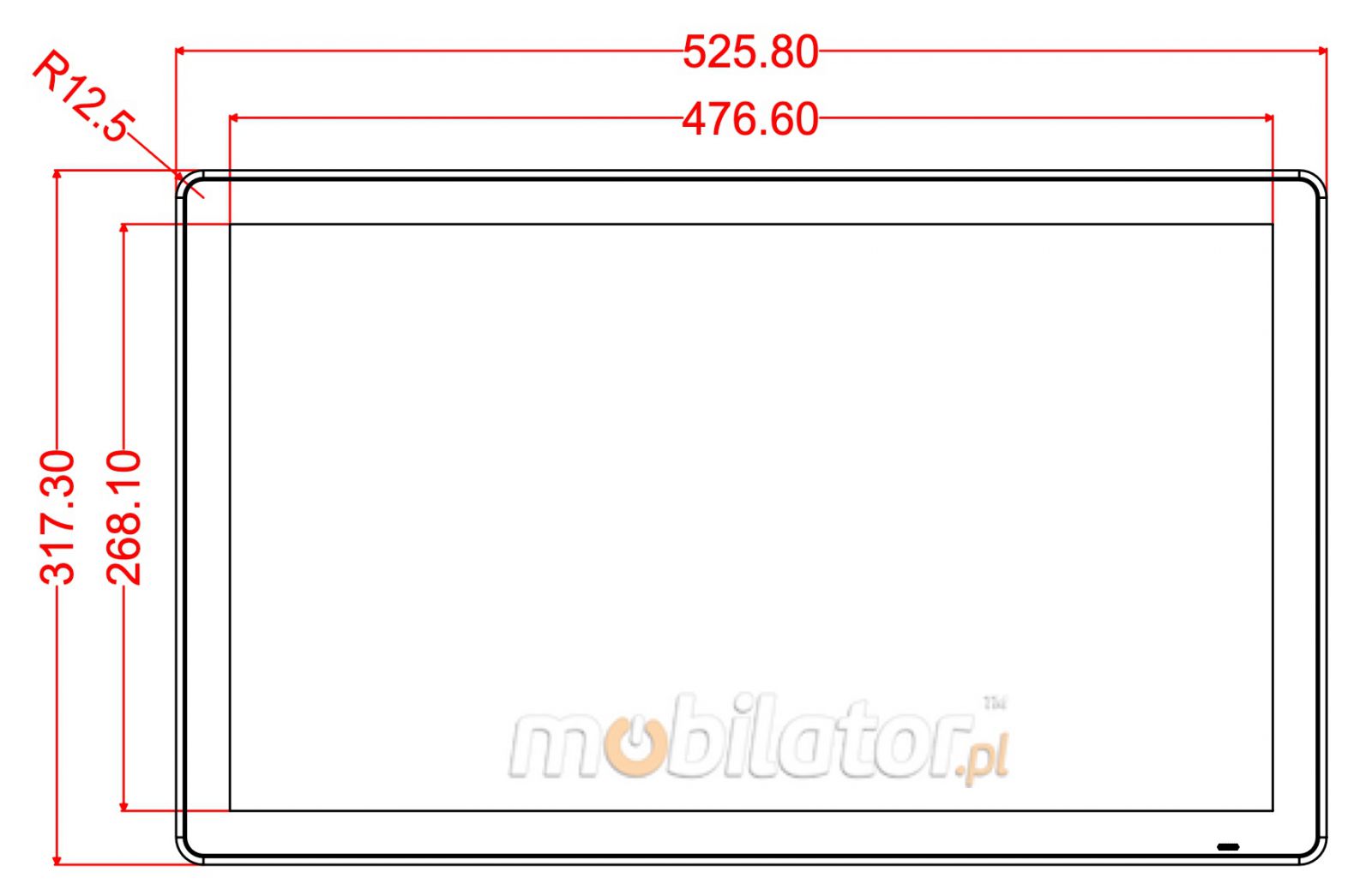 BiBox 215-I58 21.5 cala dotykowy przemysowy komputer panelowy